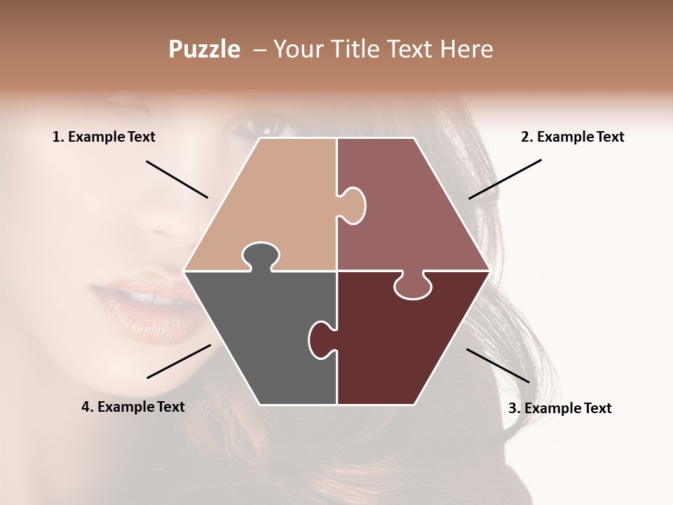 Jewellery Isolated On White Pretty PowerPoint Template