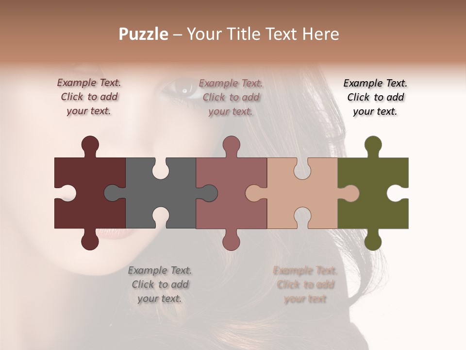 Jewellery Isolated On White Pretty PowerPoint Template