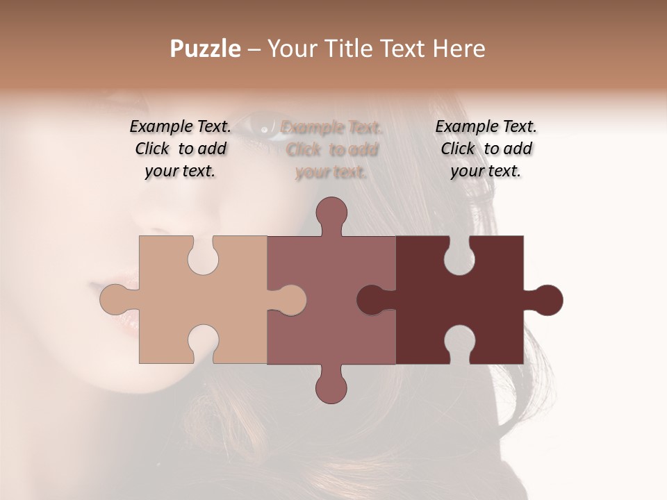 Jewellery Isolated On White Pretty PowerPoint Template