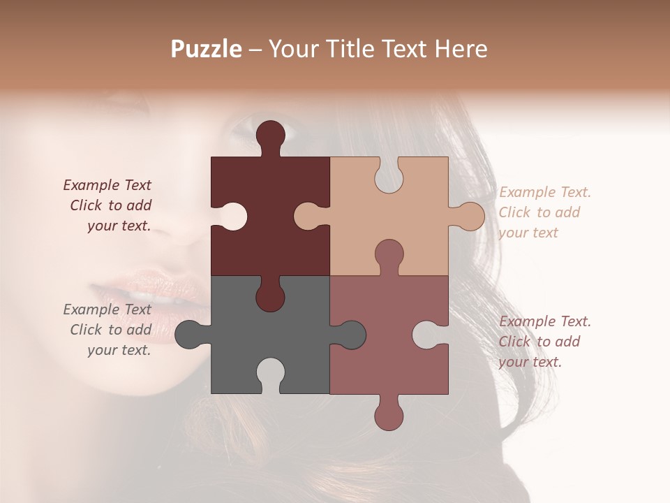 Jewellery Isolated On White Pretty PowerPoint Template