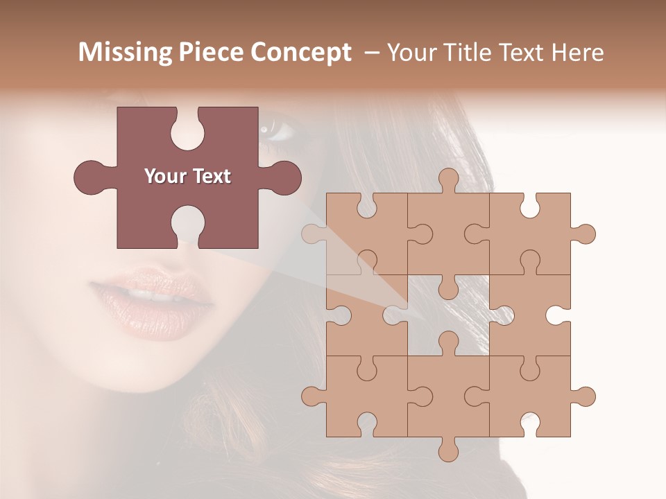 Jewellery Isolated On White Pretty PowerPoint Template