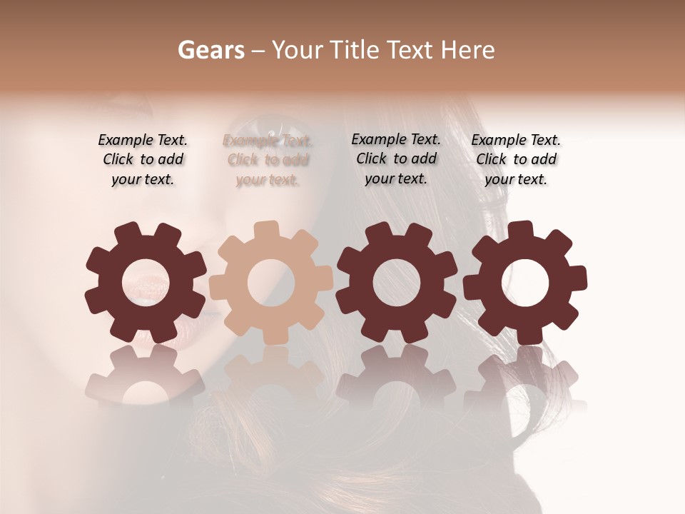 Jewellery Isolated On White Pretty PowerPoint Template