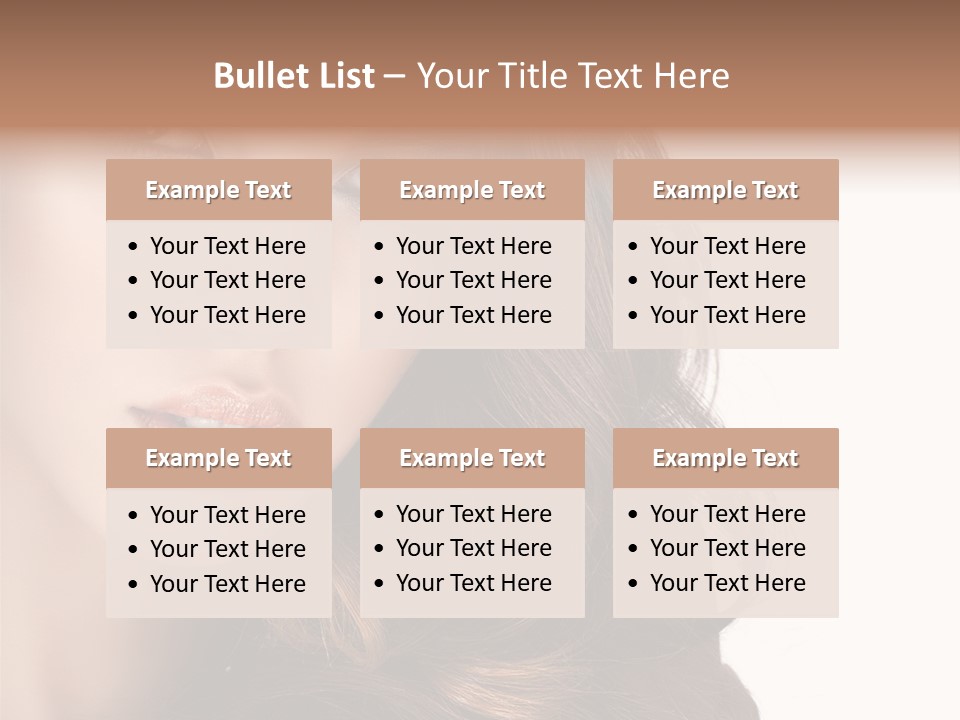 Jewellery Isolated On White Pretty PowerPoint Template