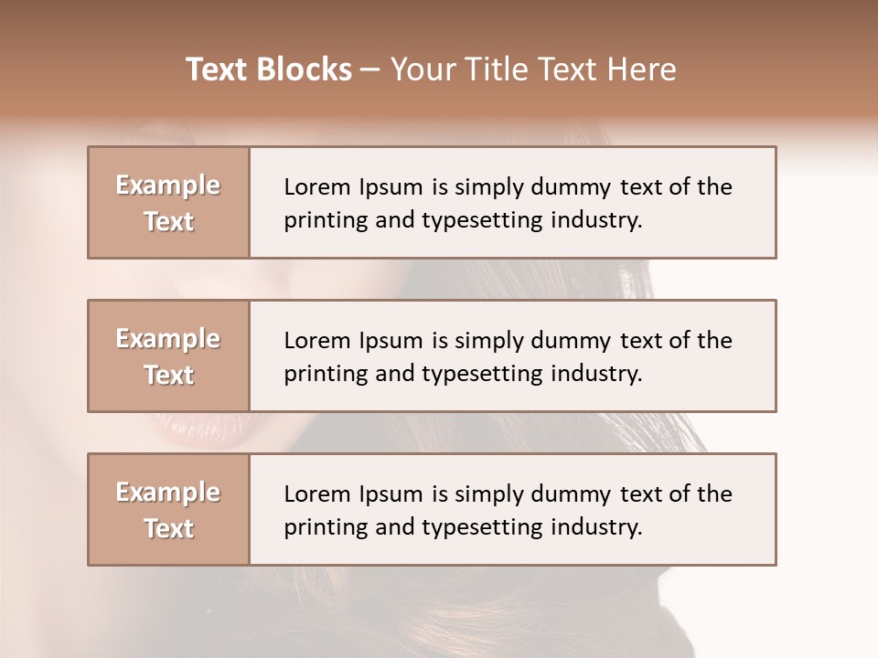 Jewellery Isolated On White Pretty PowerPoint Template