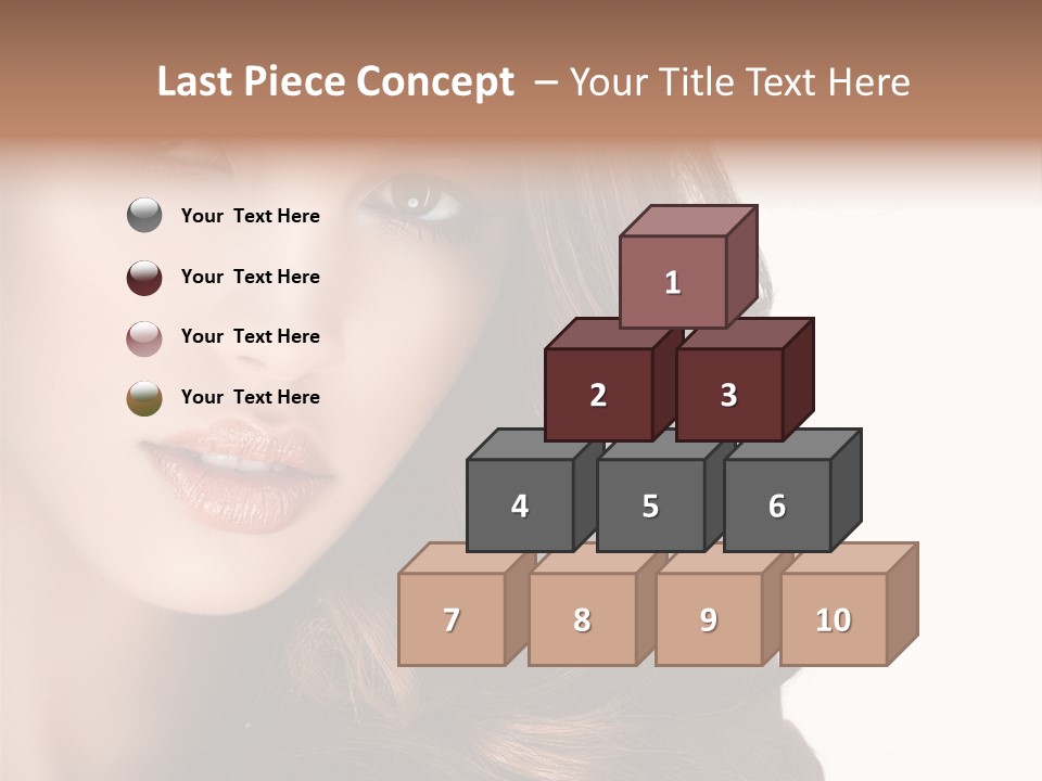 Jewellery Isolated On White Pretty PowerPoint Template