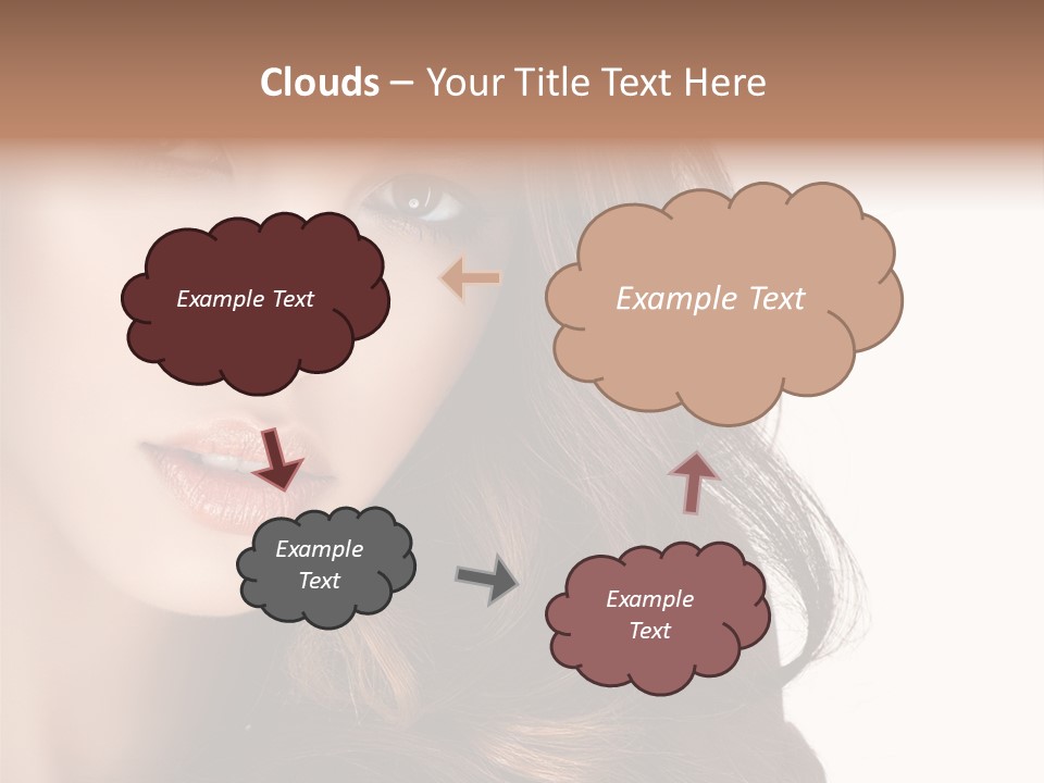 Jewellery Isolated On White Pretty PowerPoint Template