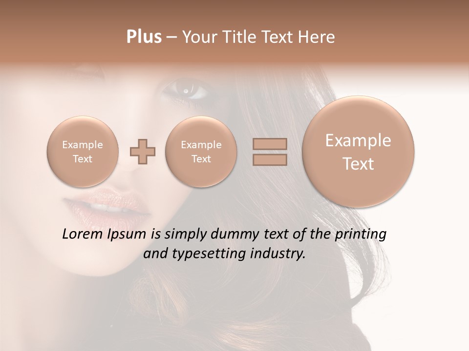 Jewellery Isolated On White Pretty PowerPoint Template