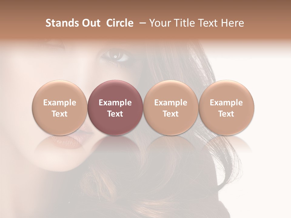 Jewellery Isolated On White Pretty PowerPoint Template