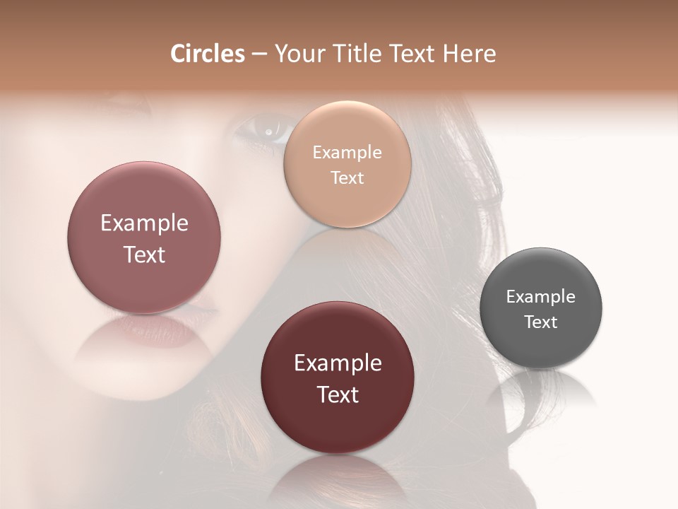 Jewellery Isolated On White Pretty PowerPoint Template