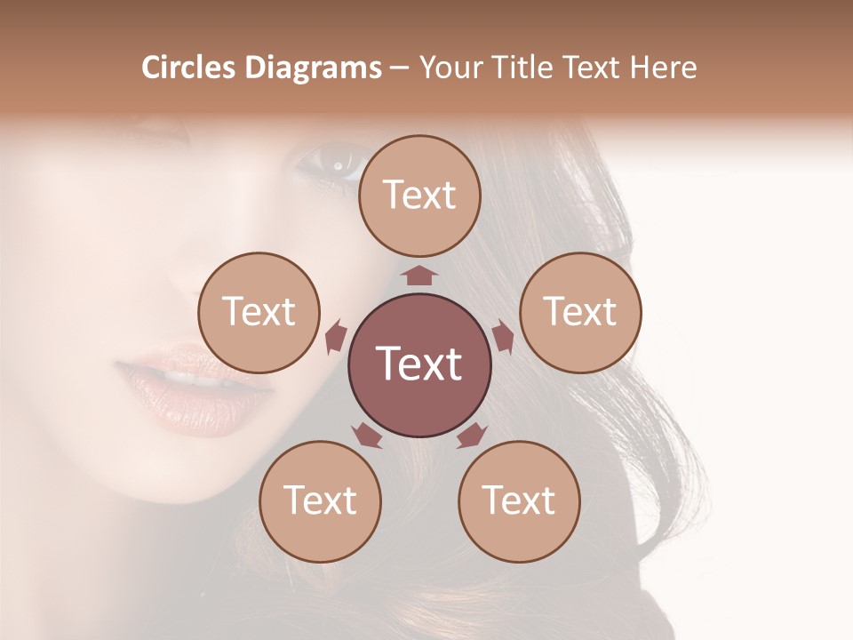 Jewellery Isolated On White Pretty PowerPoint Template