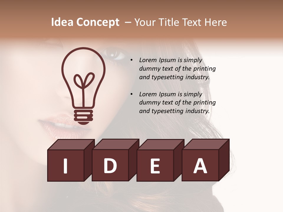 Jewellery Isolated On White Pretty PowerPoint Template