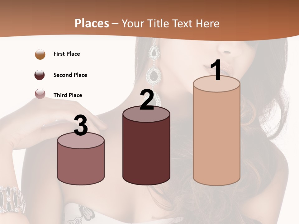 Female Portrait  PowerPoint Template