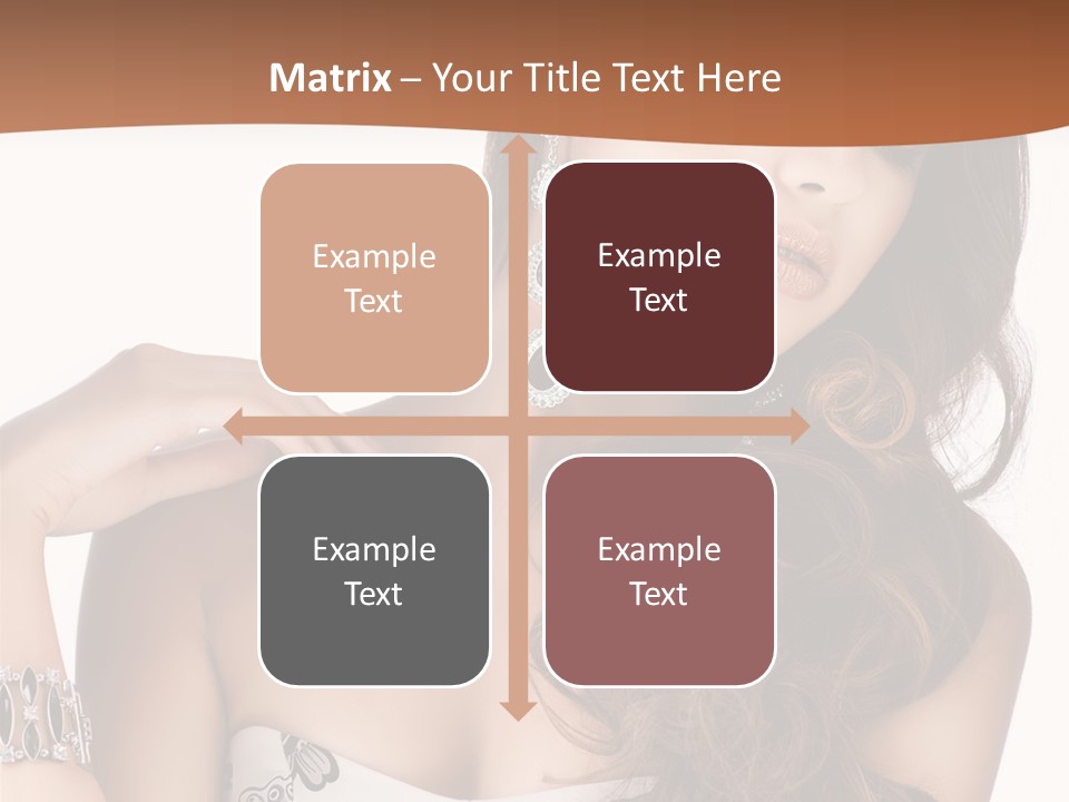 Female Portrait  PowerPoint Template