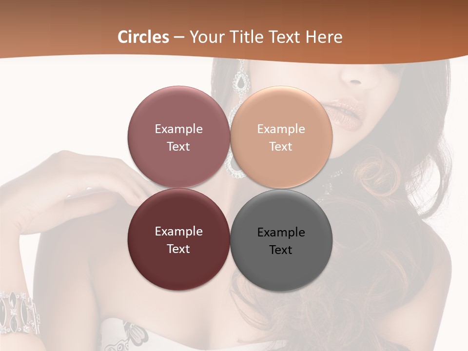 Female Portrait  PowerPoint Template