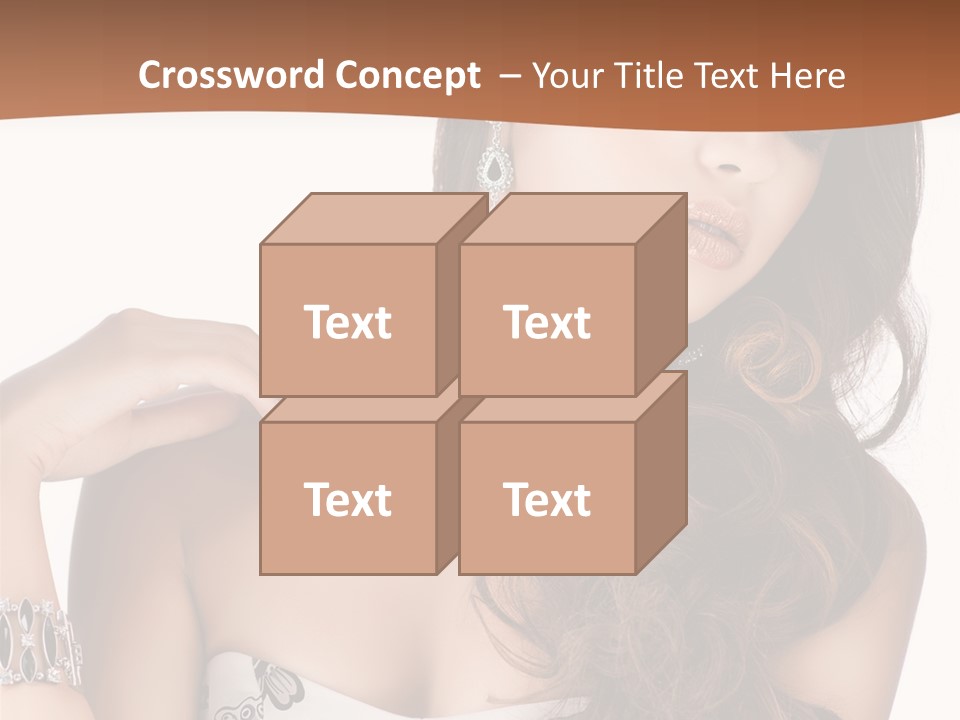 Female Portrait  PowerPoint Template