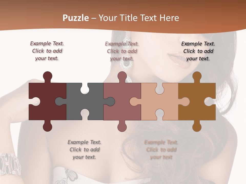 Female Portrait  PowerPoint Template