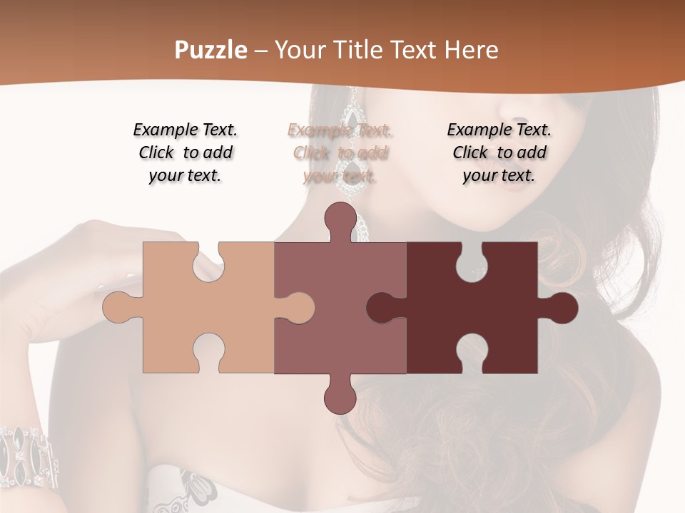 Female Portrait  PowerPoint Template