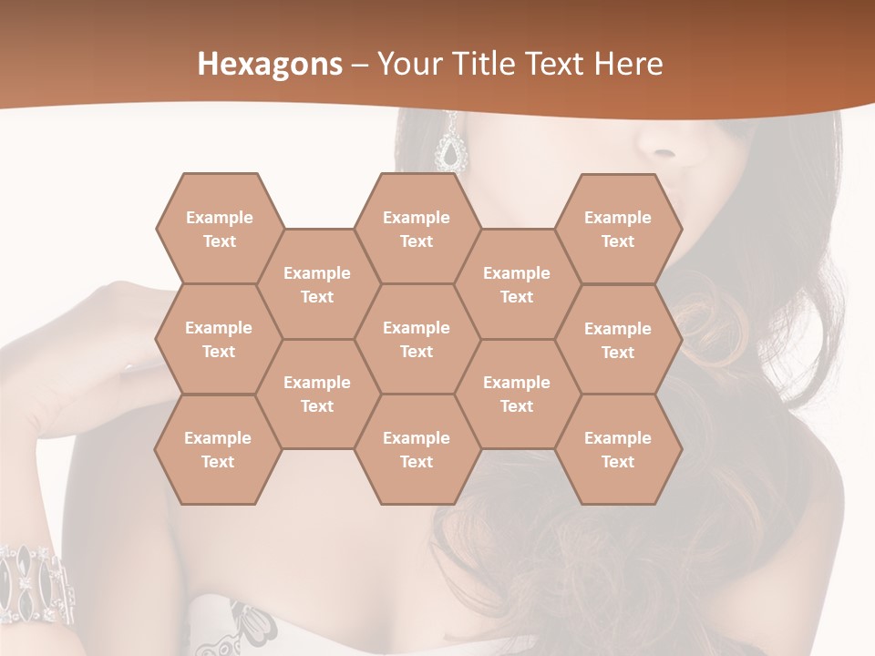 Female Portrait  PowerPoint Template