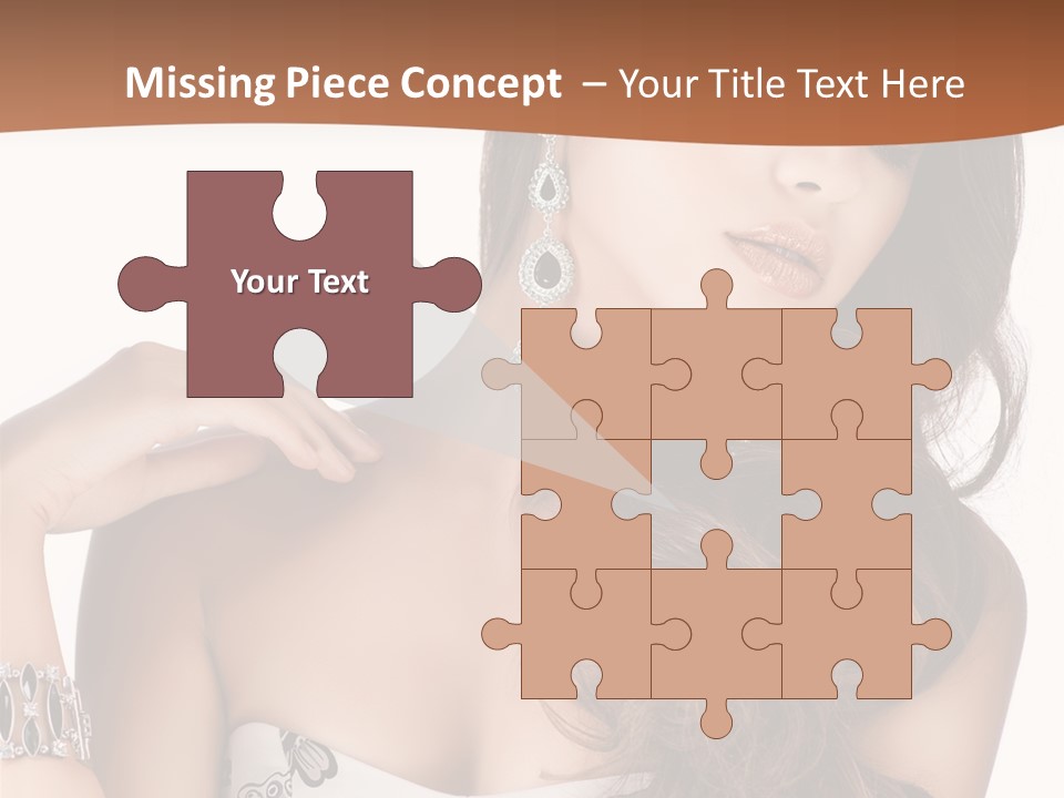 Female Portrait  PowerPoint Template