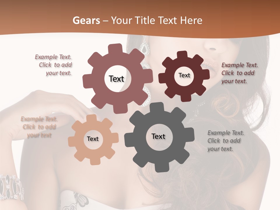 Female Portrait  PowerPoint Template