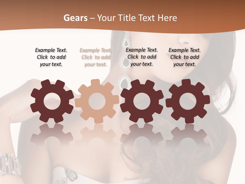 Female Portrait  PowerPoint Template