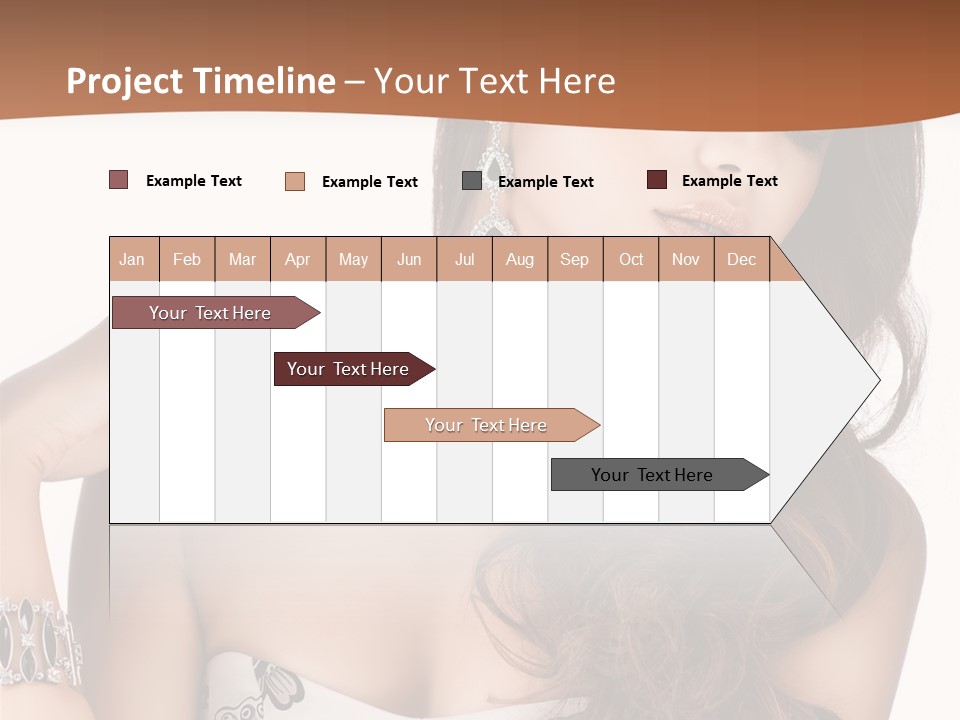 Female Portrait  PowerPoint Template