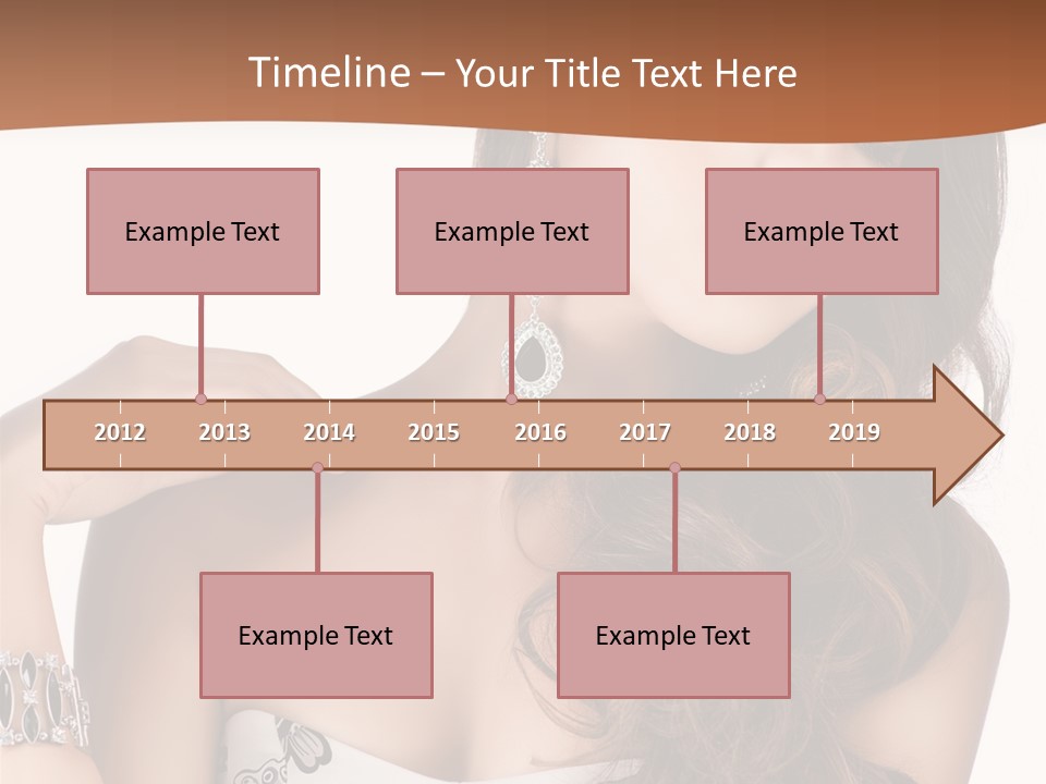 Female Portrait  PowerPoint Template