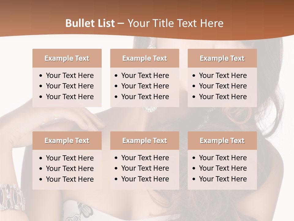 Female Portrait  PowerPoint Template