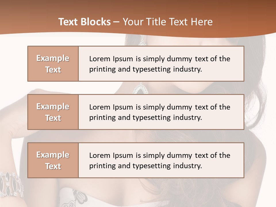 Female Portrait  PowerPoint Template