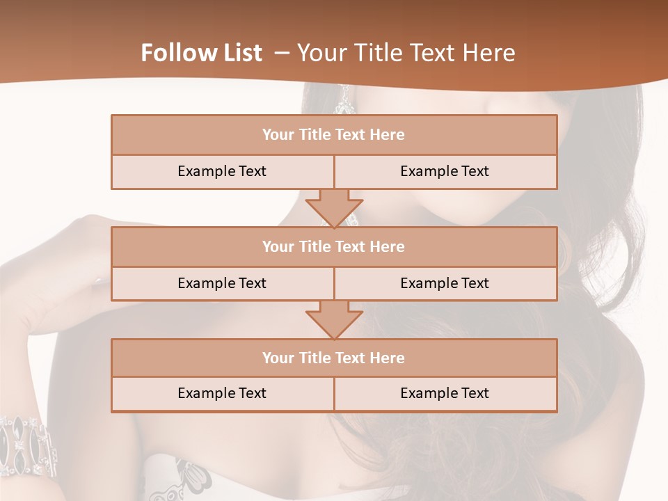 Female Portrait  PowerPoint Template