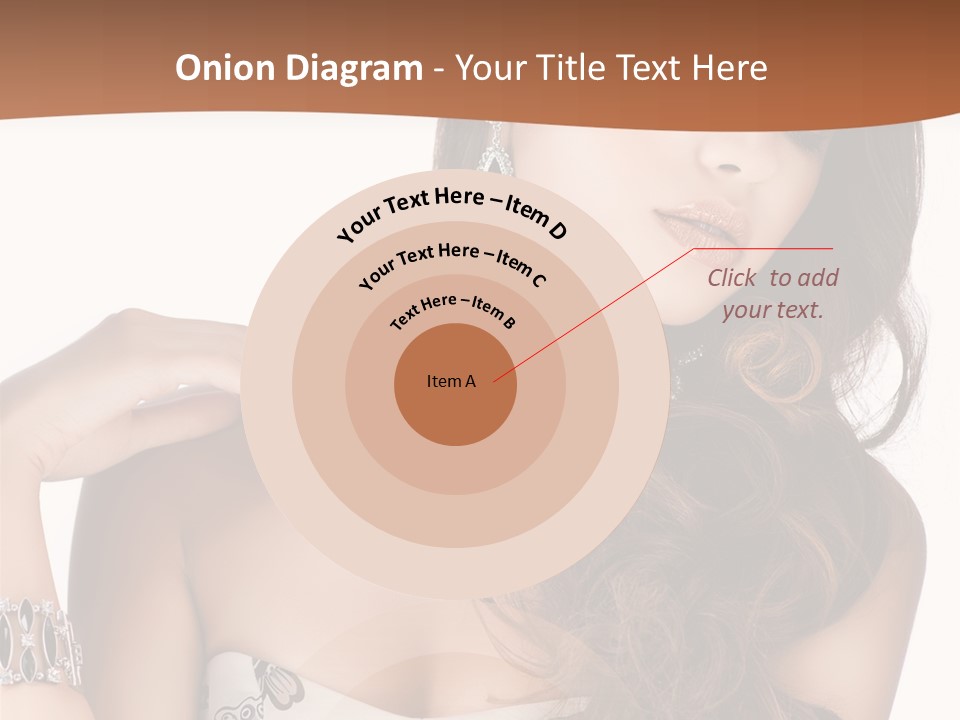 Female Portrait  PowerPoint Template