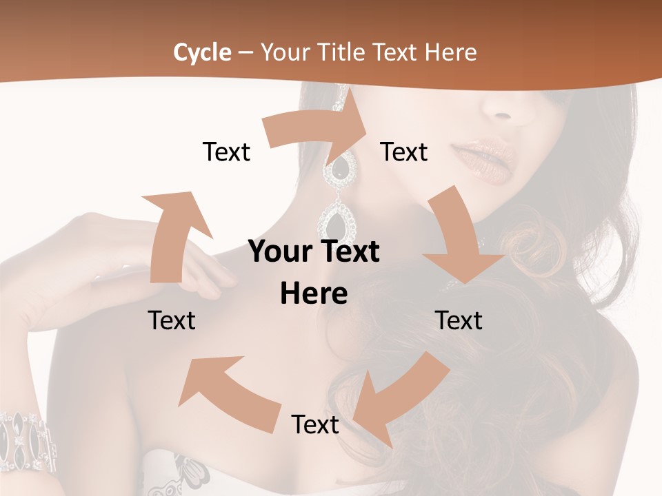 Female Portrait  PowerPoint Template