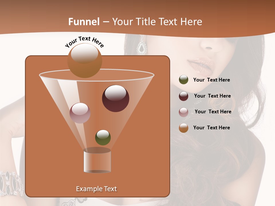 Female Portrait  PowerPoint Template