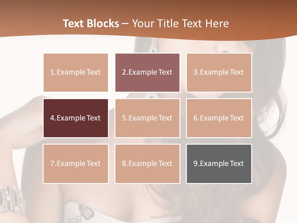 Female Portrait  PowerPoint Template