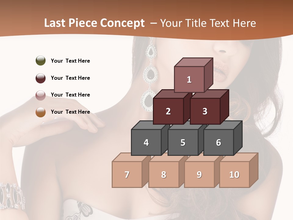 Female Portrait  PowerPoint Template