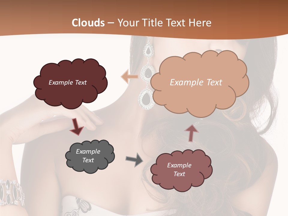 Female Portrait  PowerPoint Template