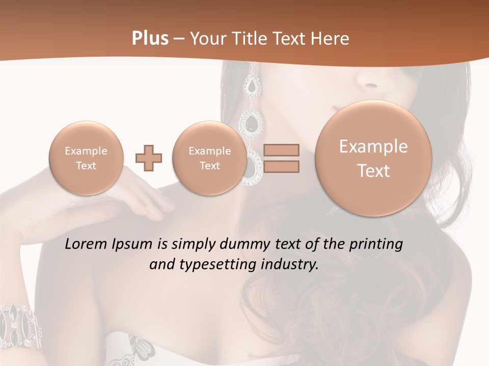 Female Portrait  PowerPoint Template