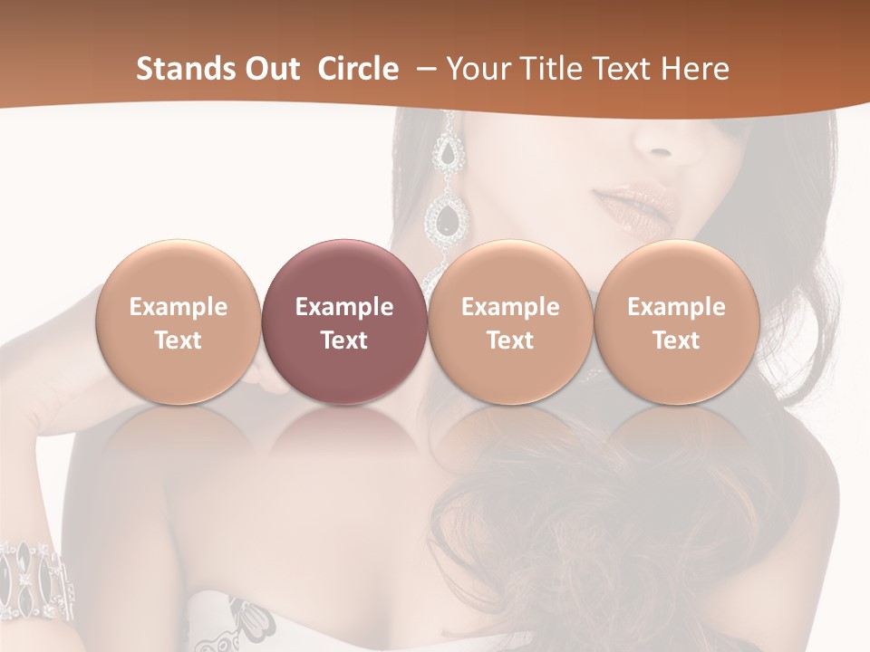 Female Portrait  PowerPoint Template