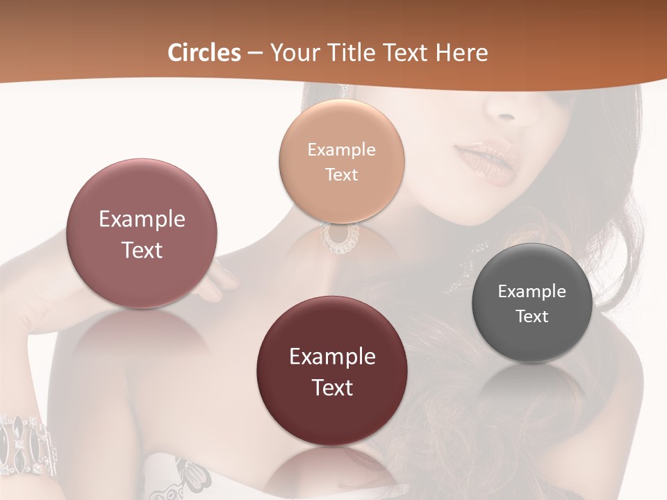 Female Portrait  PowerPoint Template