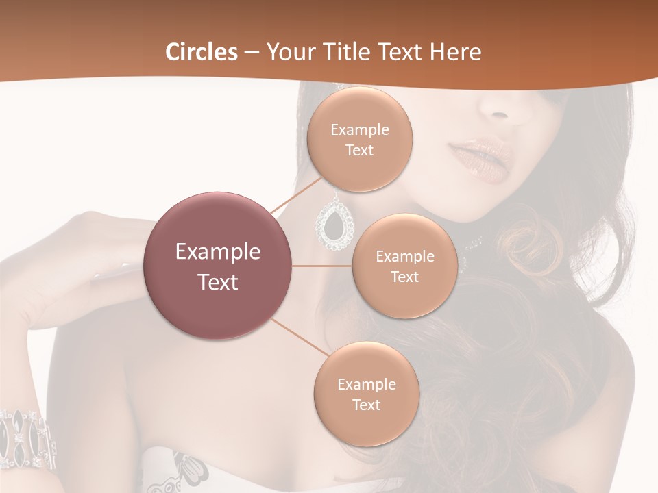 Female Portrait  PowerPoint Template