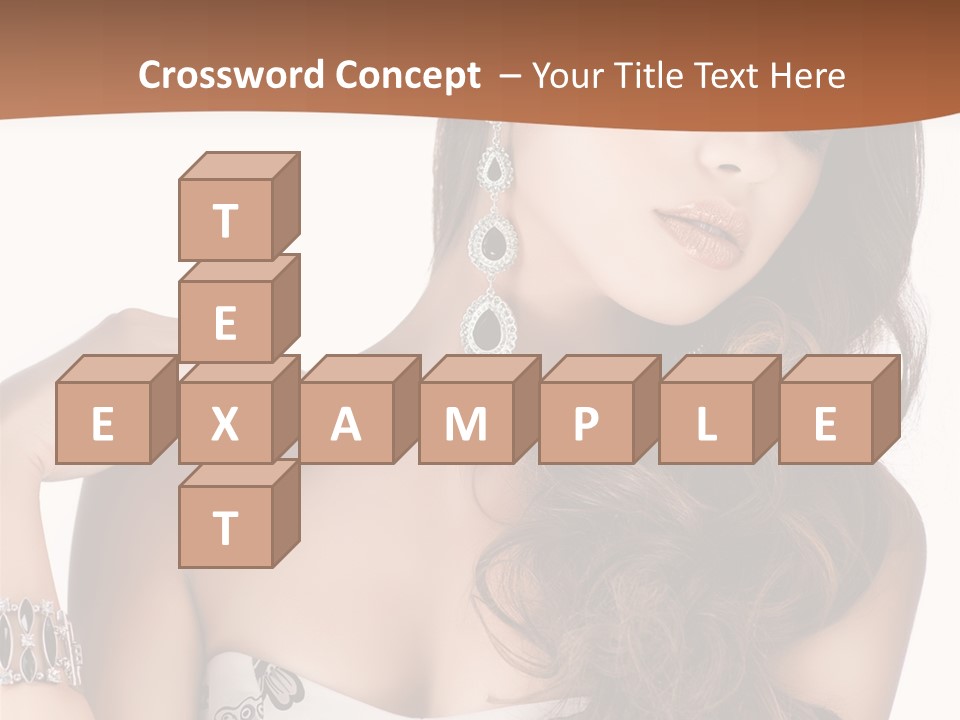 Female Portrait  PowerPoint Template