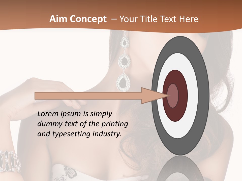 Female Portrait  PowerPoint Template