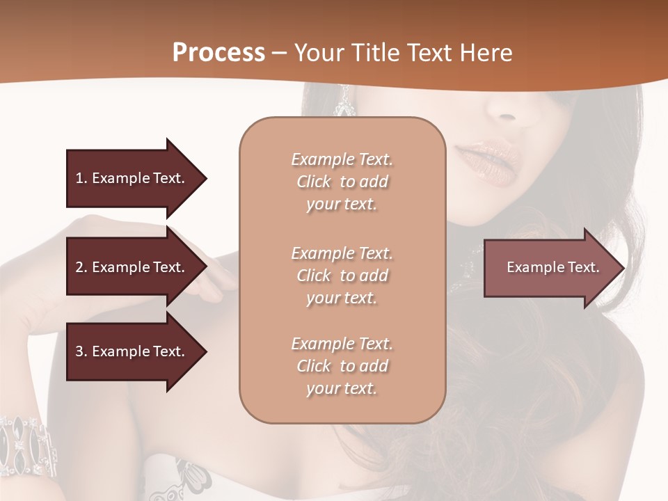 Female Portrait  PowerPoint Template