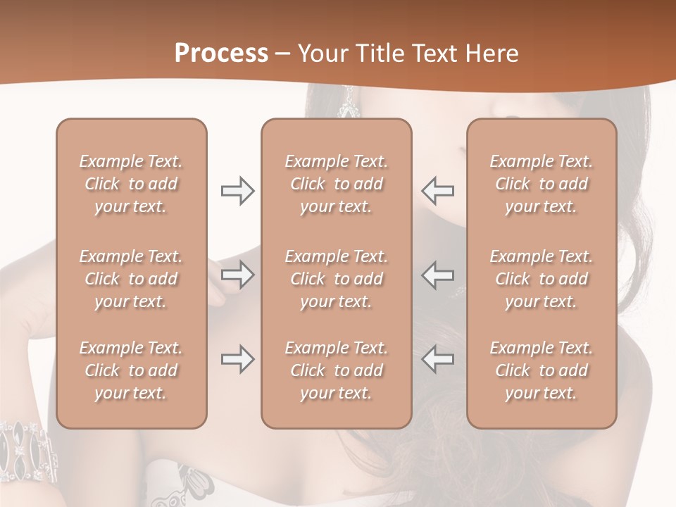 Female Portrait  PowerPoint Template