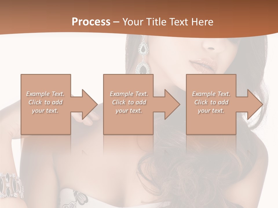 Female Portrait  PowerPoint Template