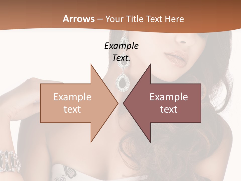 Female Portrait  PowerPoint Template