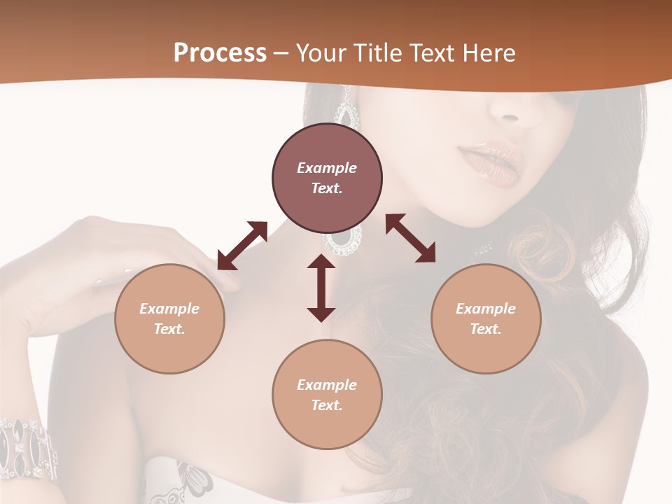 Female Portrait  PowerPoint Template