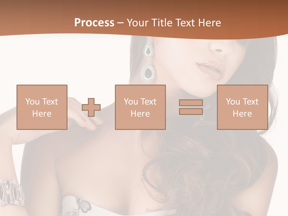 Female Portrait  PowerPoint Template