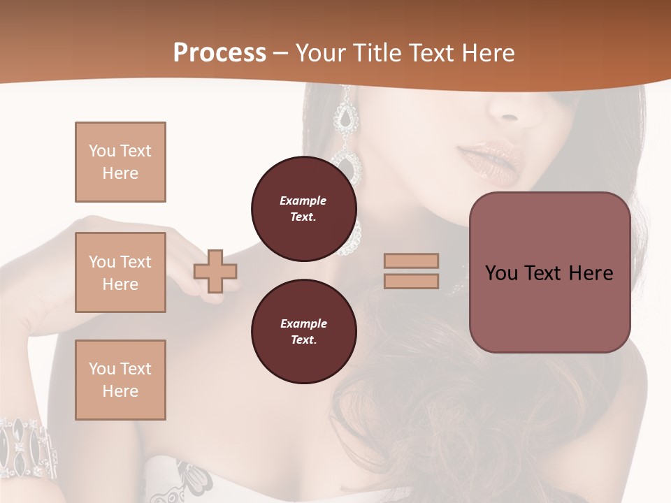 Female Portrait  PowerPoint Template
