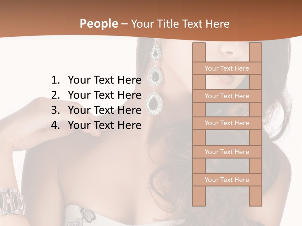 Female Portrait  PowerPoint Template